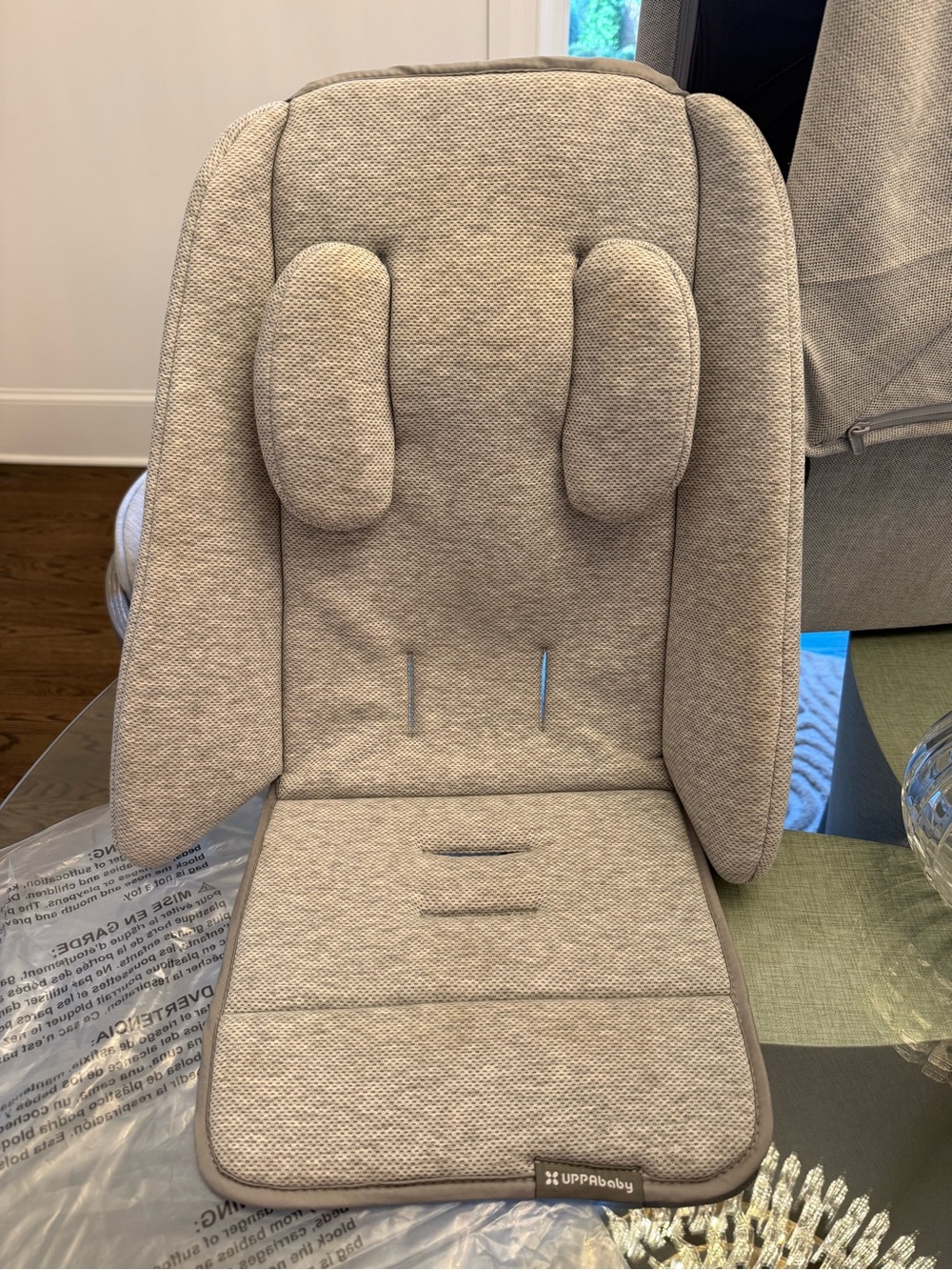 UPPAbaby Beige Infant Stroller Snug Seat Liner